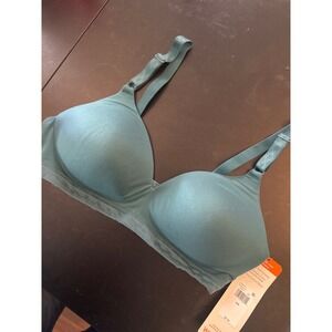 Warners Simply Perfect Super Soft Wireless Bra Teal Blue 38B RM1691T-310